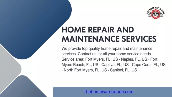 home repair and maintenance services