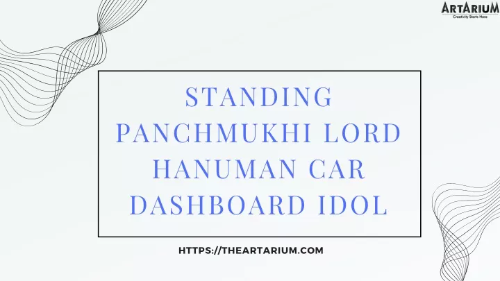 standing panchmukhi lord hanuman car dashboard