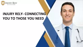 injury rely connecting you to those you need