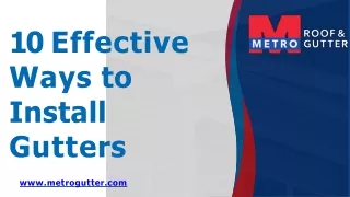10 effective ways to