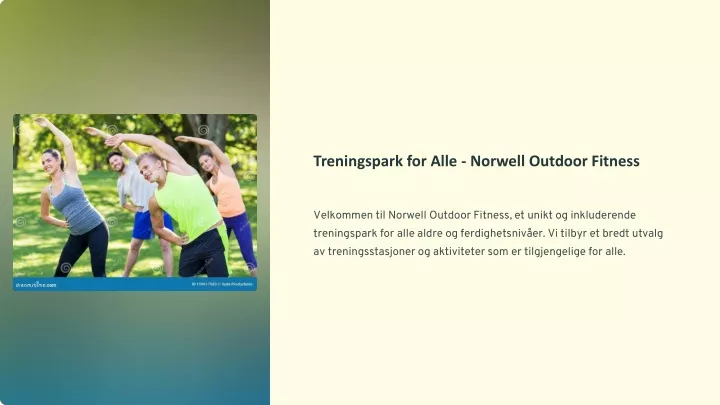 treningspark for alle norwell outdoor fitness