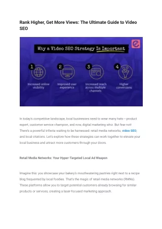 Rank Higher, Get More Views_ The Ultimate Guide to Video SEO