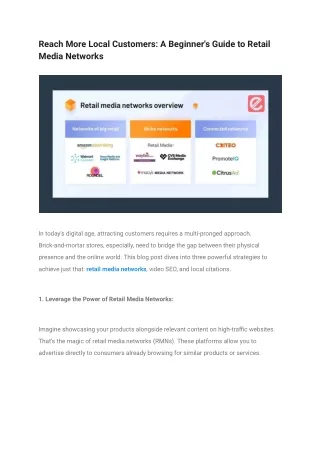 Reach More Local Customers_ A Beginner's Guide to Retail Media Networks