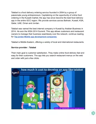 How much does it cost to develop a food delivery app like Talabat_ - Google Docs