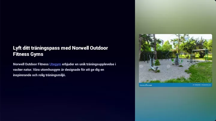 lyft ditt tr ningspass med norwell outdoor