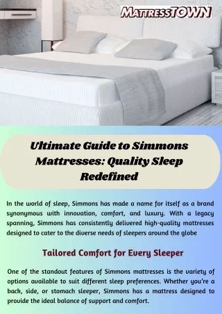 ultimate guide to simmons mattresses quality