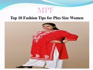 Top 10 Fashion Tips for Plus Size Women