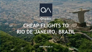 cheap flights to rio de janeiro brazil