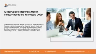 Global Cellulite Treatment Market