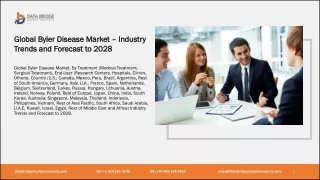 Global Byler Disease Market – Industry Trends and Forecast to 2028