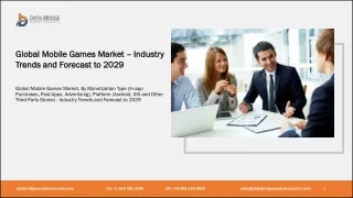 global mobile games market industry global mobile