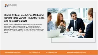 Global Artificial Intelligence (AI)-based Clinical Trials Market