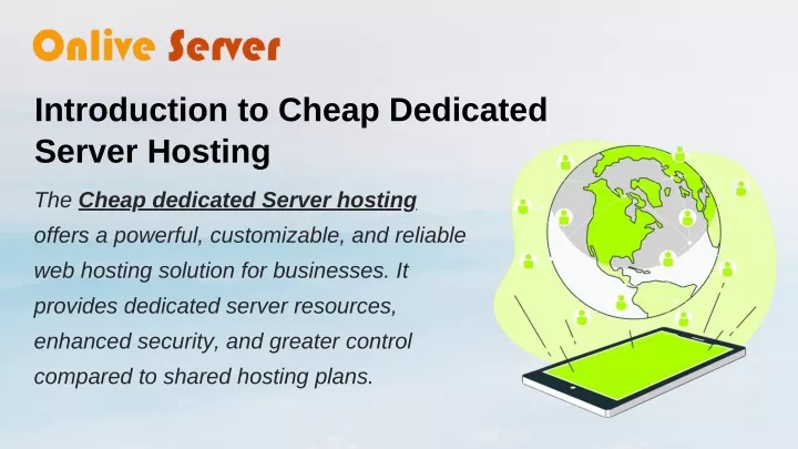 introduction to cheap dedicated server hosting