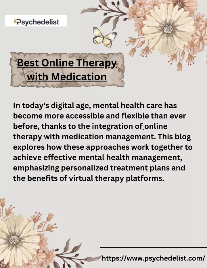 best online therapy with medication