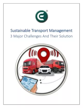 Sustainable Transport Management: 3 Major Challenges and their Solution