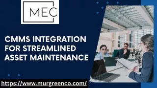 cmms integration for streamlined asset maintenance