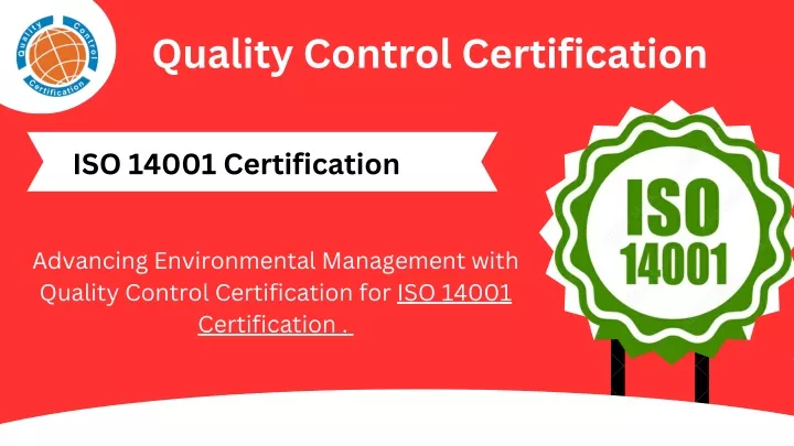 quality control certification