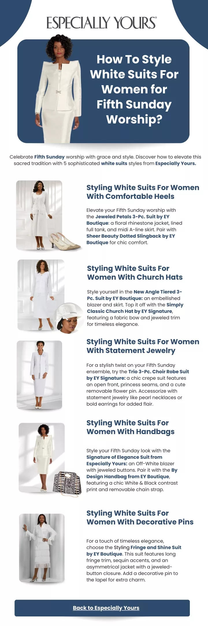 how to style white suits for women for fifth