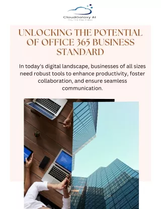 unlocking the potential of office 365 business