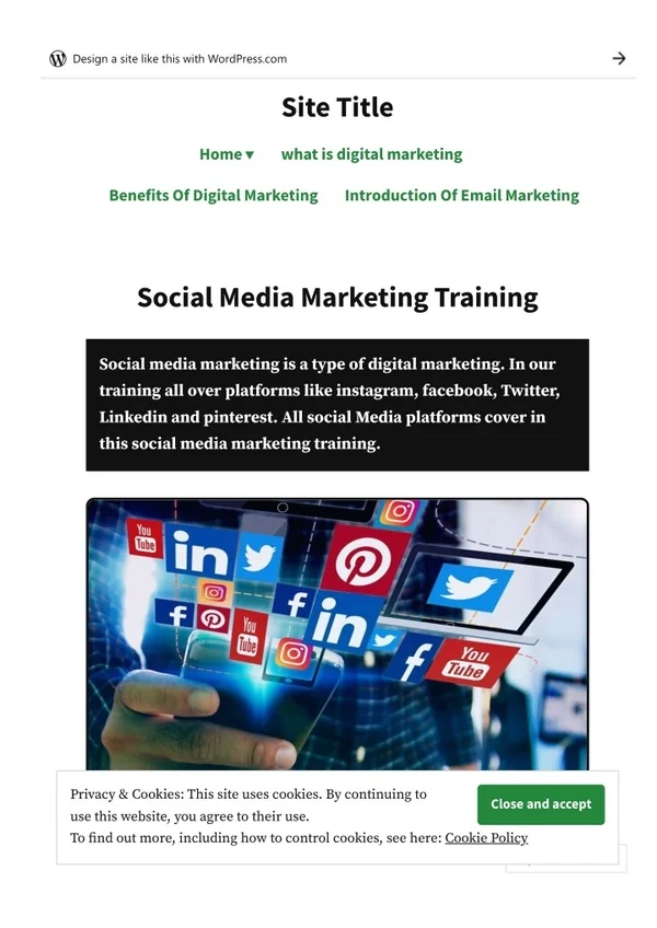 social media marketing training