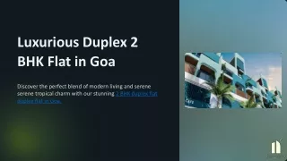 Buy Duplex 2 Bhk Flat with Private Pool in Goa