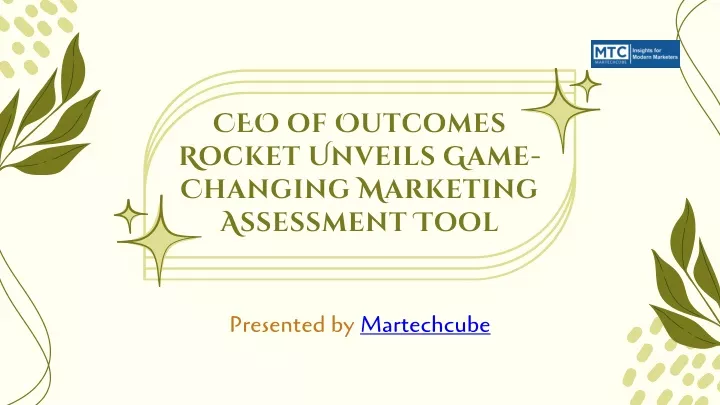 ceo of outcomes rocket unveils game changing