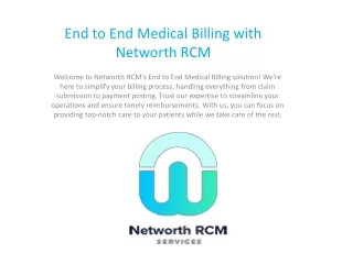 end to end medical billing with networth rcm