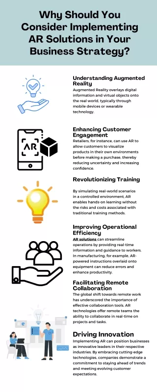 why should you consider implementing ar solutions