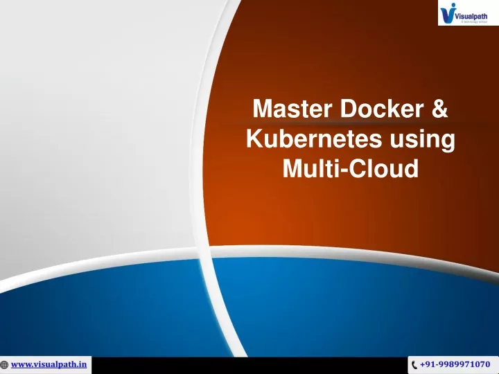 master docker kubernetes using multi cloud