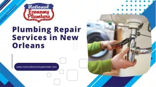 plumbing repair service in New Orleans