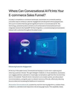 Where Can Conversational AI Fit Into Your E-commerce Sales Funnel?