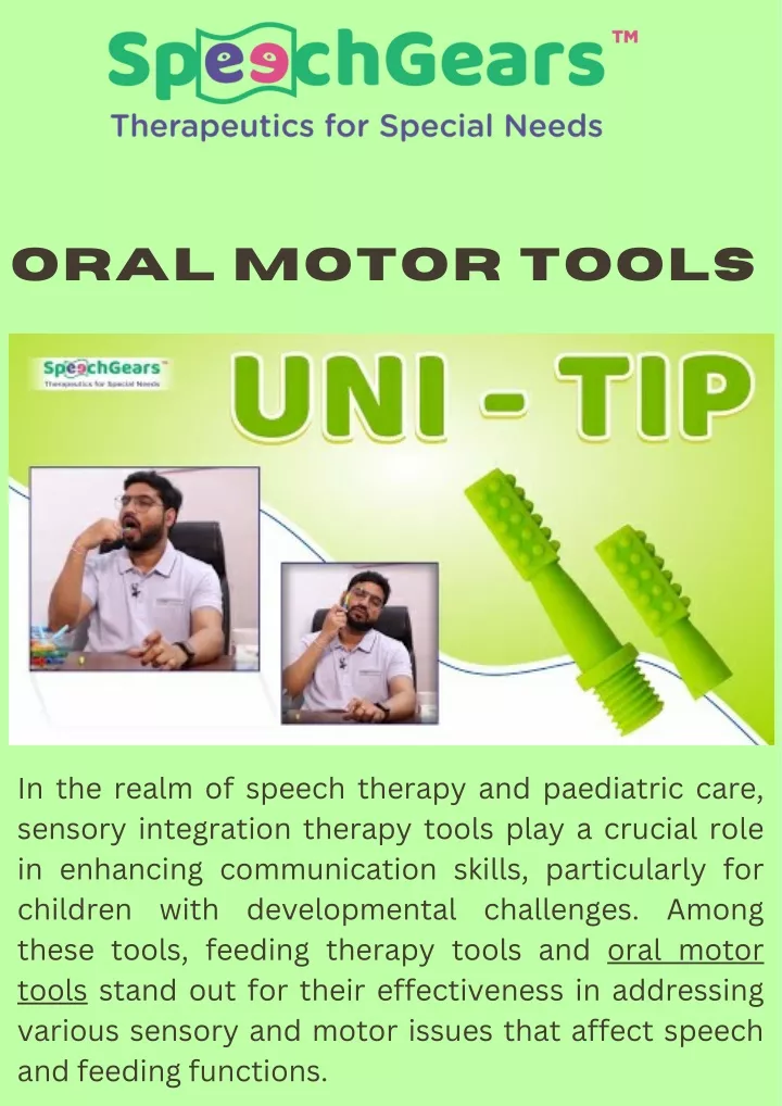 oral motor tools