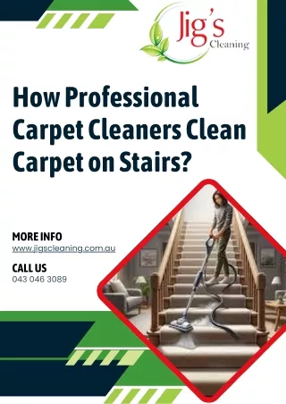 How Professional Carpet Cleaners Clean Carpet on Stairs