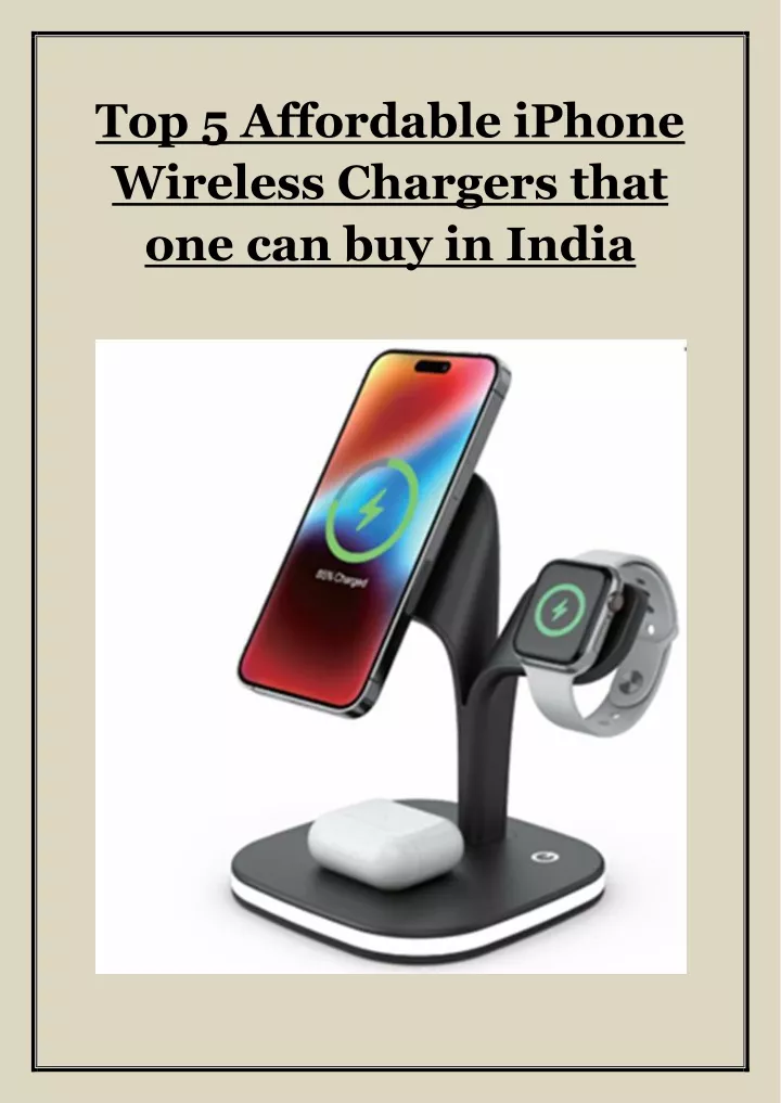 top 5 affordable iphone wireless chargers that