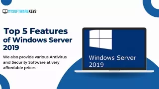 Top 5 Features of Windows Server 2019