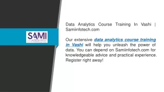 data analytics course training in vashi