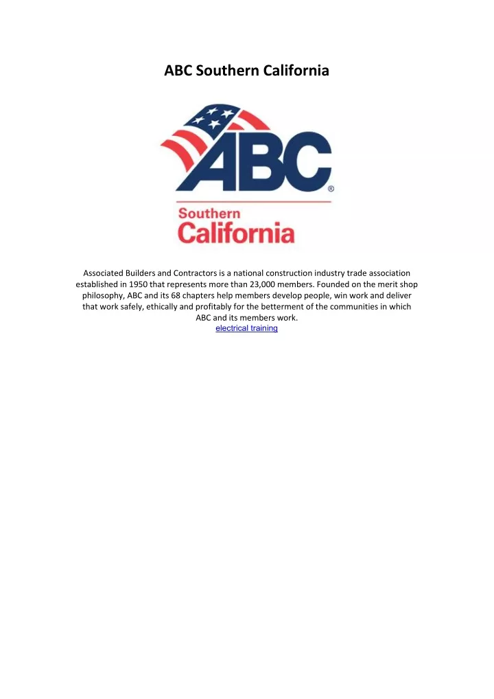 PPT - ABC Southern California PowerPoint Presentation, free download ...