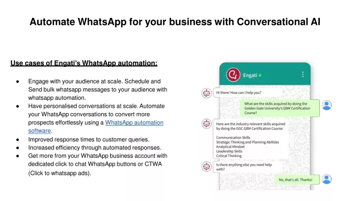 automate whatsapp for your business with conversational ai