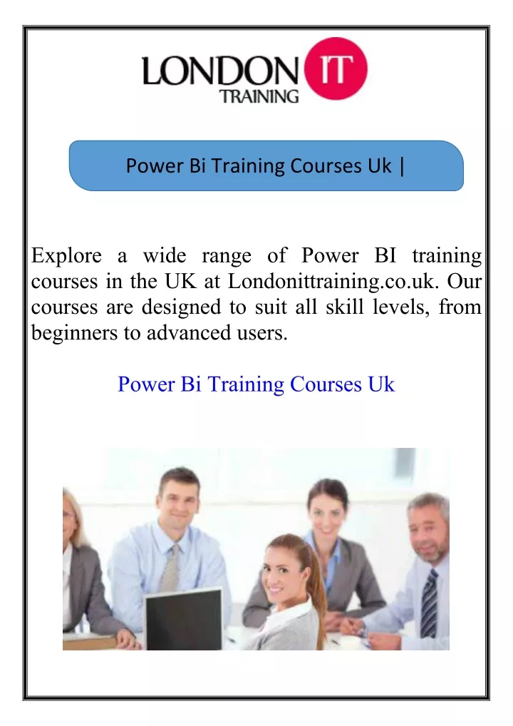 power bi training courses uk londonittraining