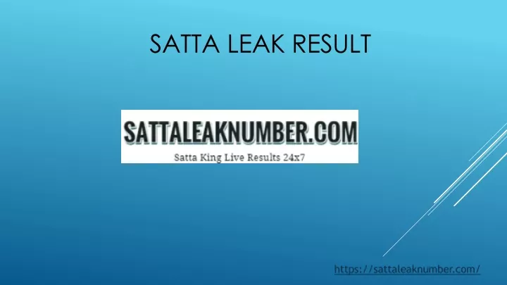 satta leak result