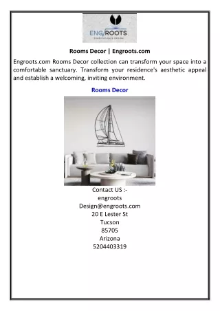 Rooms Decor  Engroots.com