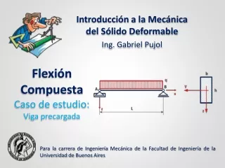 ESTUDIO DE CASOS - Flexión compuesta - Barra precargada