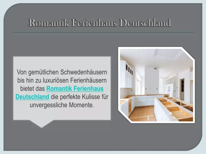 romantik ferienhaus deutschland