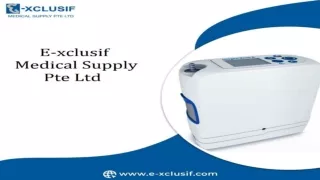 Medical Oxygen Concentrators from E-xclusif Medical Supply Pte Ltd