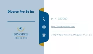 Divorce Pro Se Inc