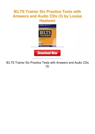 IELTS Trainer Six Practice Tests with Answers and Audio CDs (3) by Louise