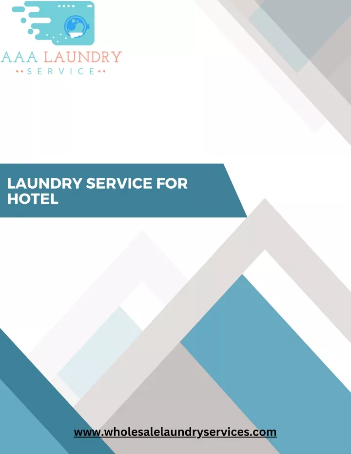 laundry service for hotel