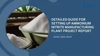 detailed guide for setting up ammonium nitrite