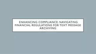 enhancing compliance navigating financial