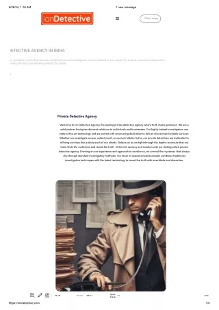 Detective Agency in Bangalore